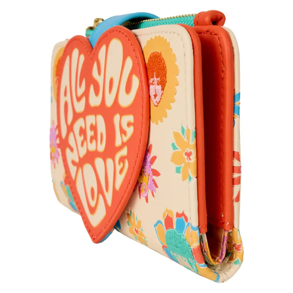 Loungefly The Beatles All You Need Is Love Flap Wallet Bags & Wallets