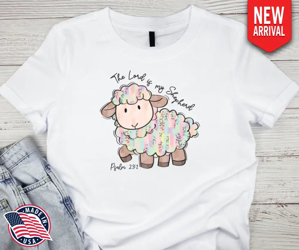The Lord is My Shepherd – White Small / Short Shirt