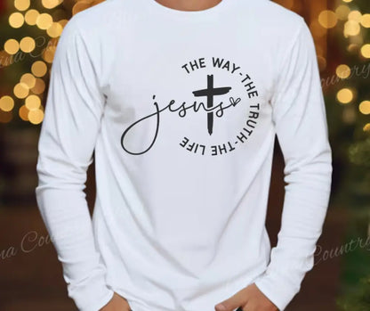 The Way – White Small / Long Shirt