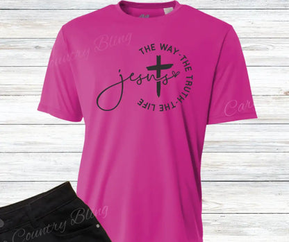 The Way – Multi Small / Short / Fuchsia Shirt