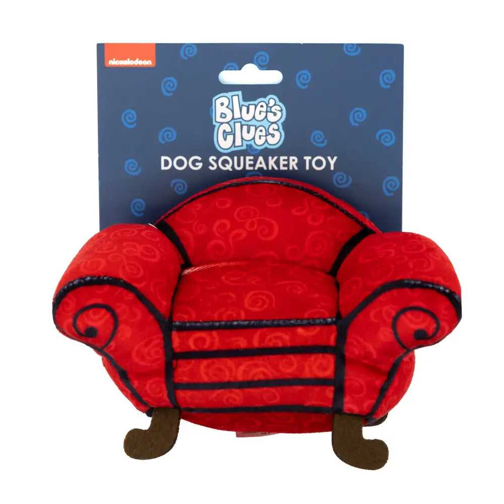 Dog Toy Squeaker Plush - Blue’s Clues Thinking Chair Replica Dog Toy Squeaky Plush
