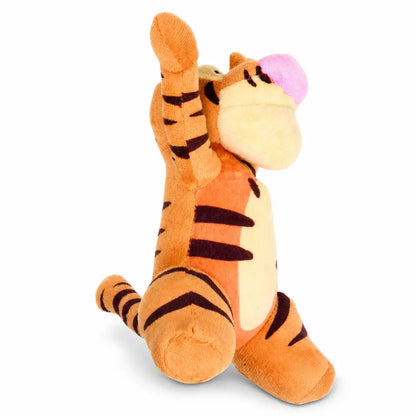 Dog Toy Squeaker Plush - Winnie the Pooh Tiggers Arms Up Sitting Pose - Dog Toy Squeaky Plush