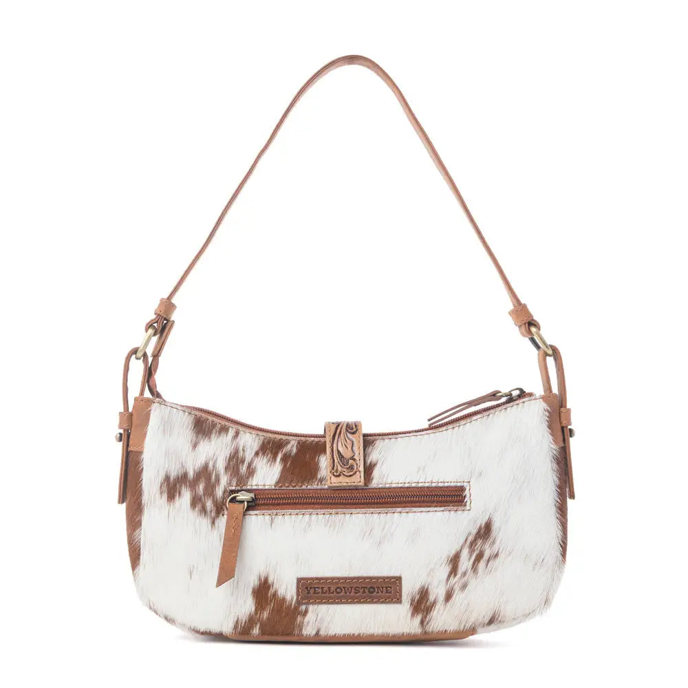 Myra Yellowstone Timberline Handtooled Bag in Walnut Brown - Walnut Brown - Bags