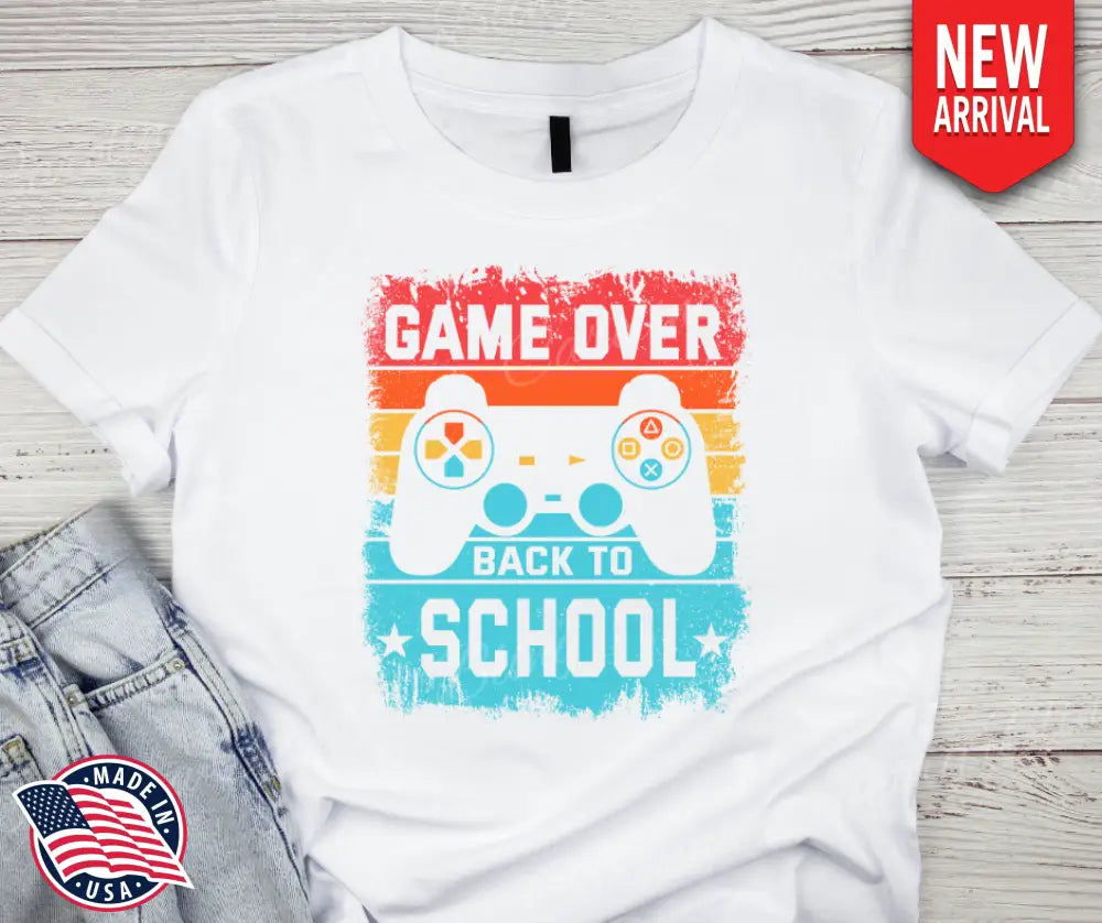 Time For School – White Small / Short Shirt