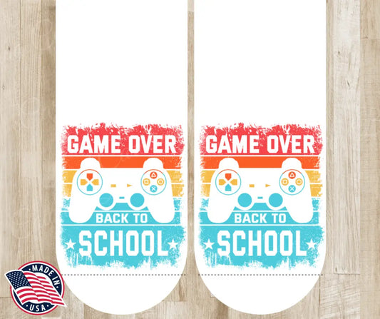 Time For School – White Socks