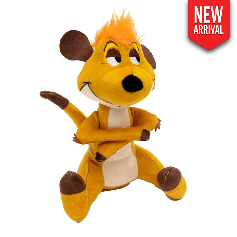 Dog Toy Squeaker Plush - Disney The Lion King Timon Full Body Pose Dog Toy Squeaky Plush