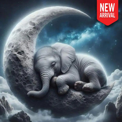 Tranquil Elephant on the Moon - Art & Craft Kits
