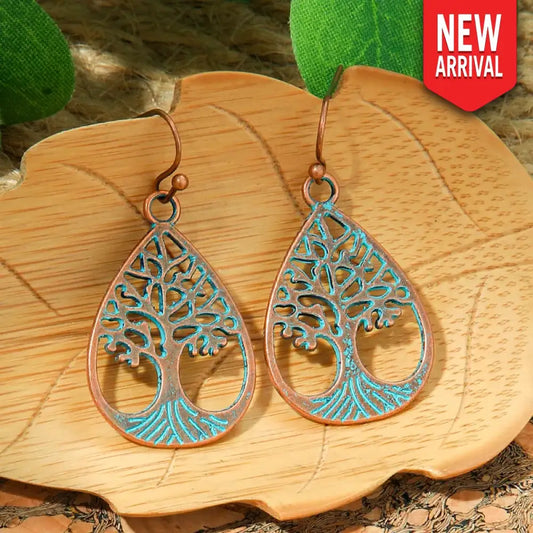 Tree of Life – Blue Earrings