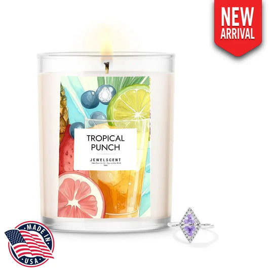 Tropical Punch 18oz Mystery Box Jewelry Candle Home Candle