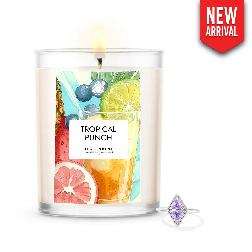 Tropical Punch 18oz Mystery Box Jewelry Candle Home Candle