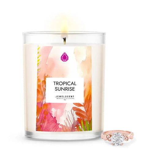 Tropical Sunrise 18oz Mystery Box Jewelry Candle - Carolina Country Bling