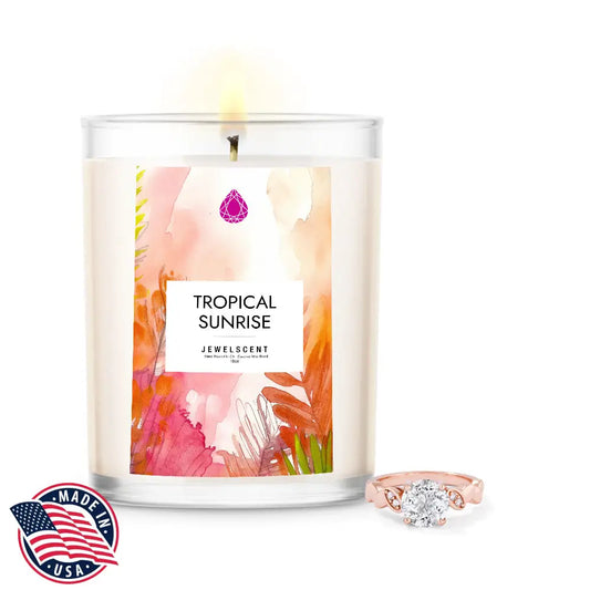 Tropical Sunrise 18oz Mystery Box Jewelry Candle - Carolina Country Bling