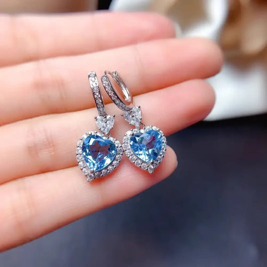True Love Sparkle – Blue - Earrings