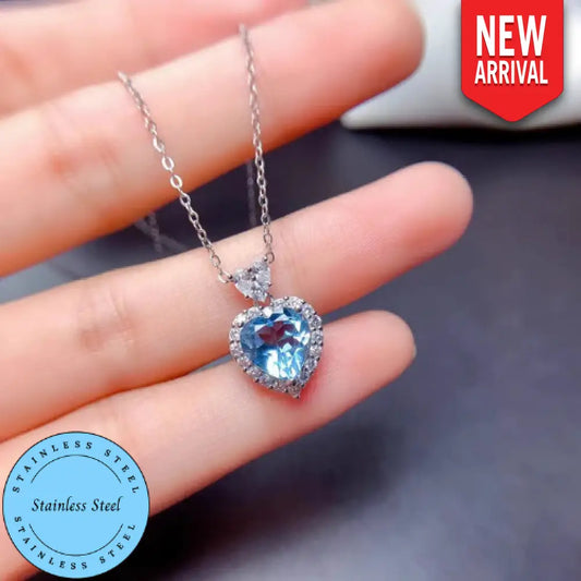 True Love Sparkle – Blue - Necklace