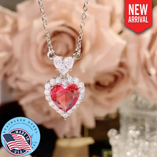 True Love Sparkle – Red Necklace