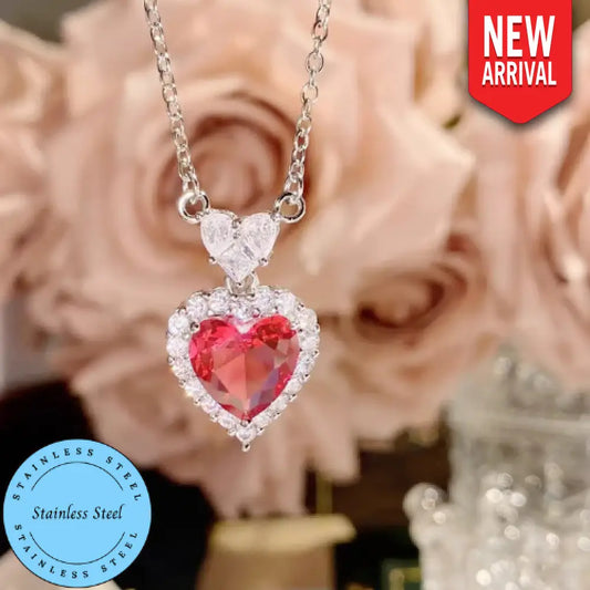 True Love Sparkle – Red Necklace