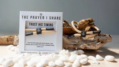 Trust His Timing John 13:7 bracelet