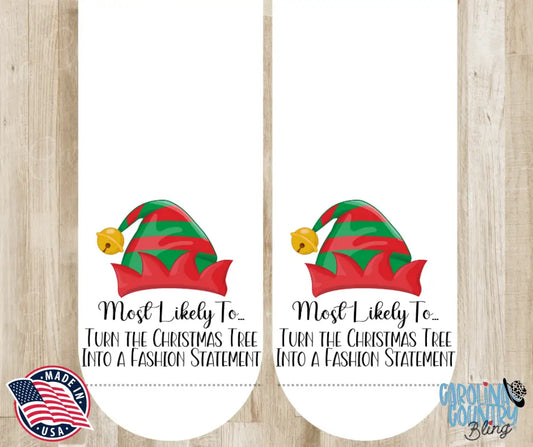 Turn The Christmas Tree Into A Fashion Statement Socks