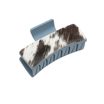 Turquoise Trails Hair Comb Clip - BLACK-WAHITE - jewelry