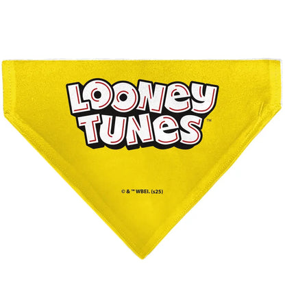 Pet Bandana - LOONEY TUNES Tweety Bird Face Close-Up Yellow - Pet Bandanas