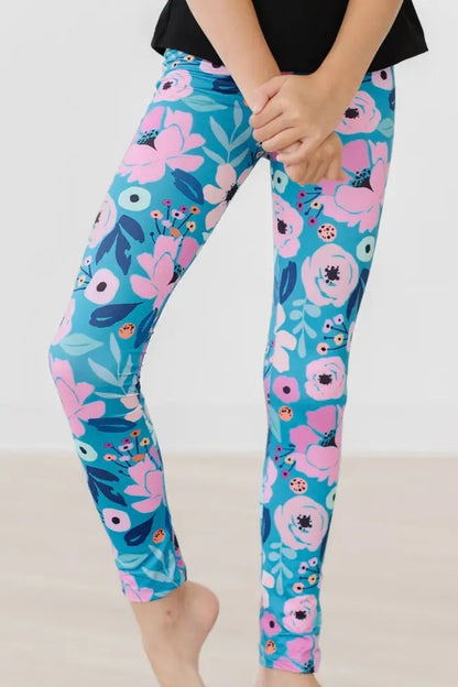 Twirling in Teal Leggings - Leggings
