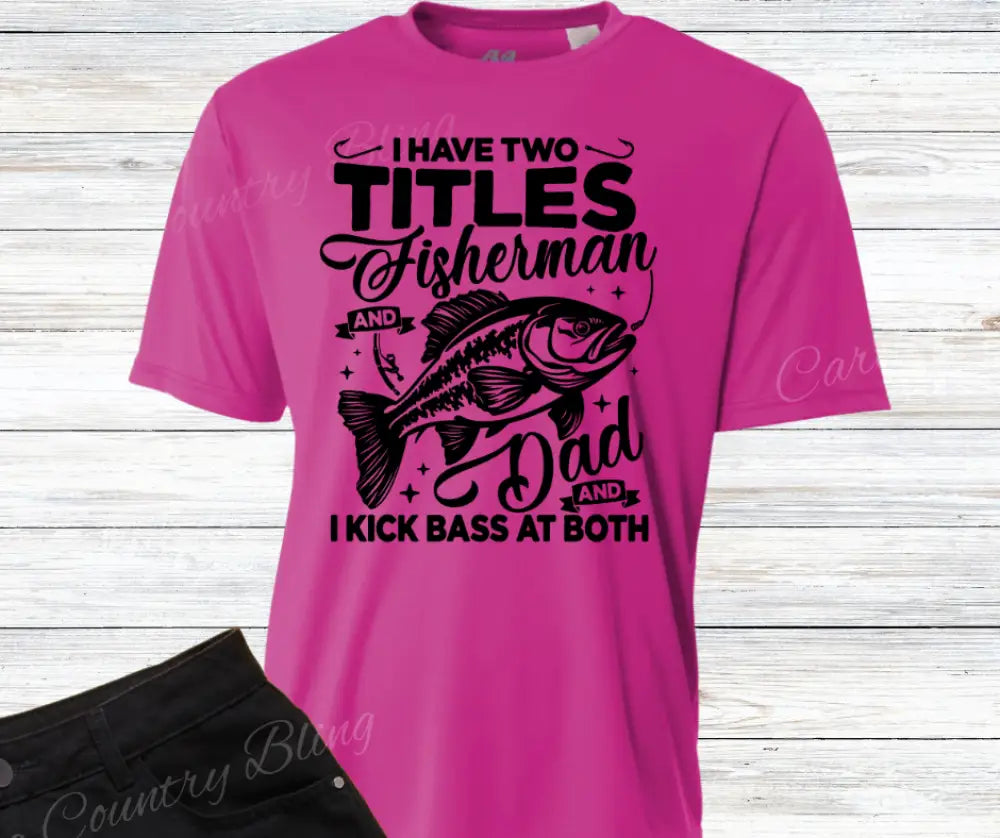 Two Titles – Multi Small / Fuchsia / Short Shirt