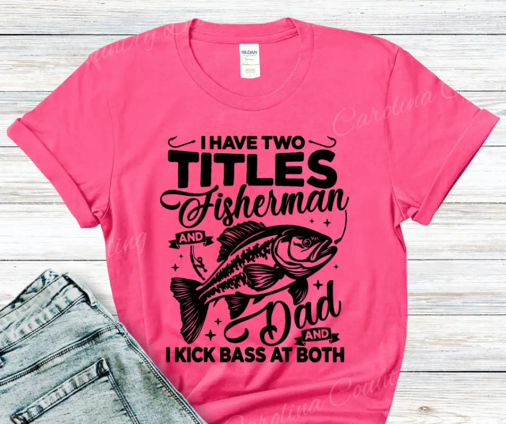 Two Titles – Multi Small / Pink Shirt