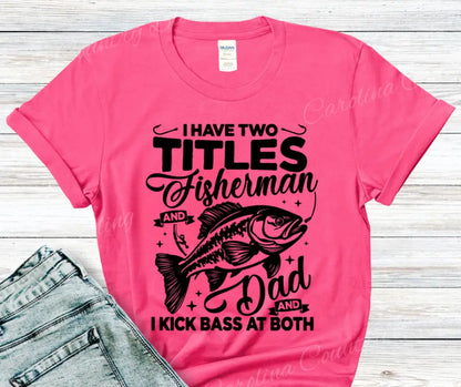 Two Titles – Multi Small / Pink Shirt