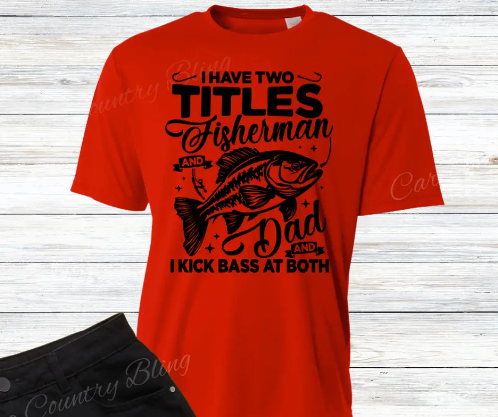 Two Titles – Multi Small / Red / Short Shirt