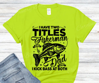 Two Titles – Multi Small / Green Shirt