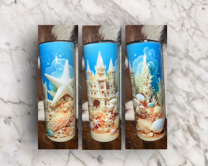 Under The Sea Blue Tumbler