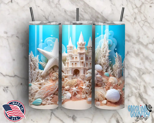 Under The Sea Blue Tumbler