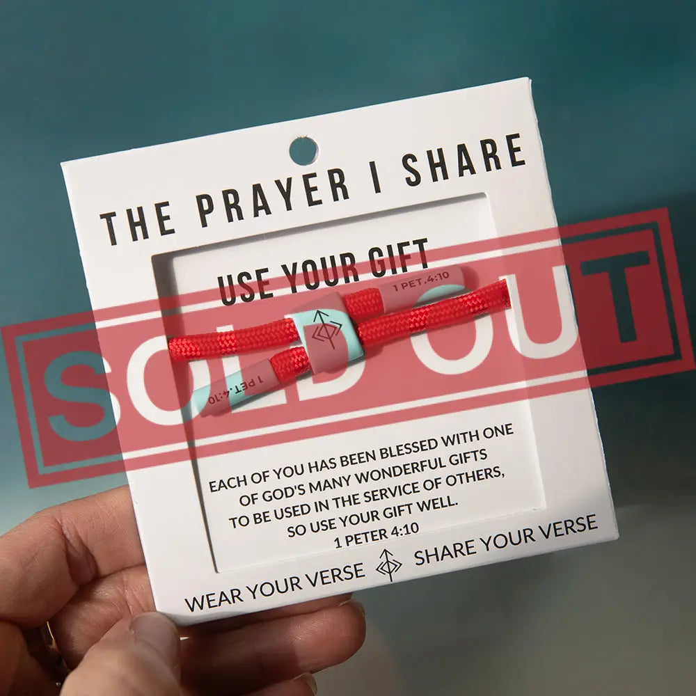 Use Your Gift 1 Peter 4:10 bracelet