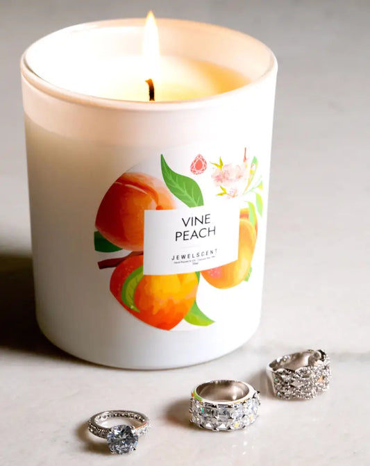 Vine Peach 10oz Mystery Box Jewelry Candle Signature Candle