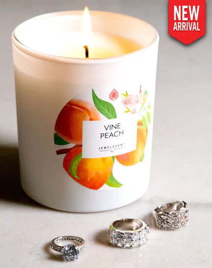 Vine Peach 10oz Mystery Box Jewelry Candle Signature Candle