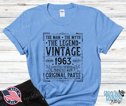 Vintage – Multi Small / Blue Shirt