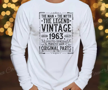 Vintage – Multi Small / White Long Sleeve Shirt