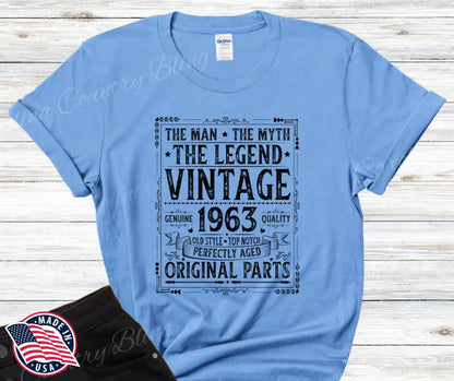 Vintage – Multi Small / Blue Shirt