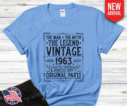 Vintage – Multi Small / Blue Shirt