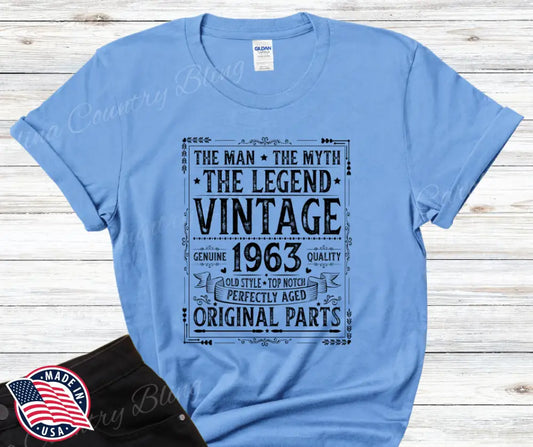 Vintage – Multi Small / Blue Shirt
