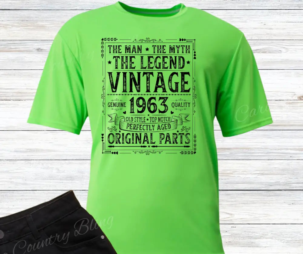 Vintage – Multi Small / Short / Green Shirt