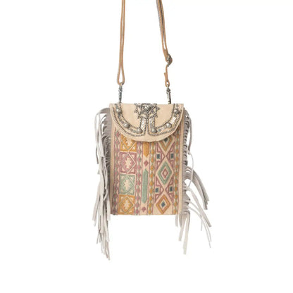 Myra Vintage Song Crossbody Bag in Sahara Clay - Sahara Clay - Bags