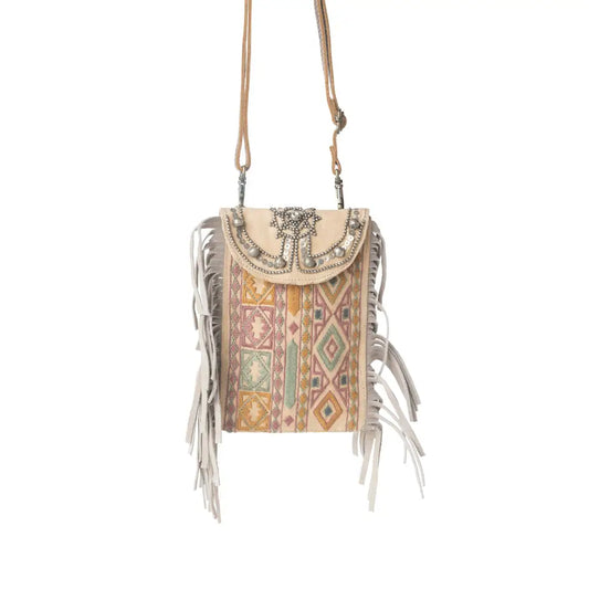 Myra Vintage Song Crossbody Bag in Sahara Clay - Sahara Clay - Bags