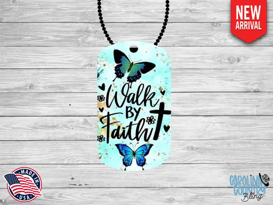 Walk By Faith – Blue Necklace