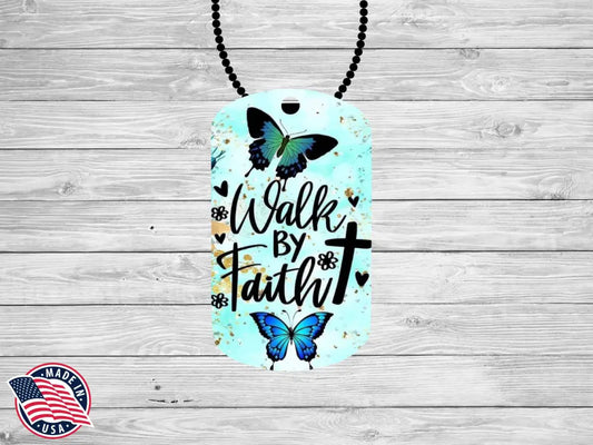 Walk By Faith – Blue Necklace