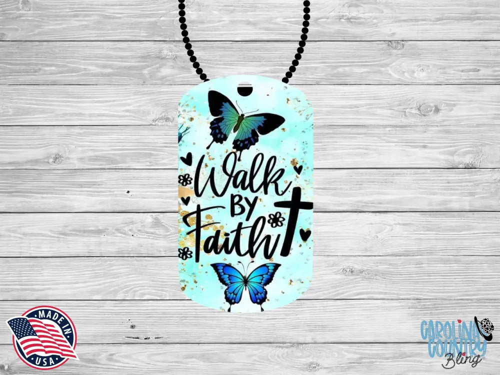 Walk By Faith – Blue Necklace