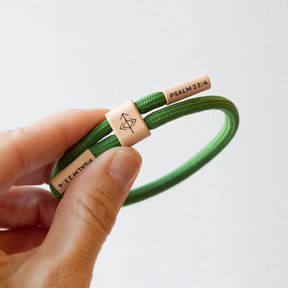 Walk in Faith Psalm 23:4 bracelet