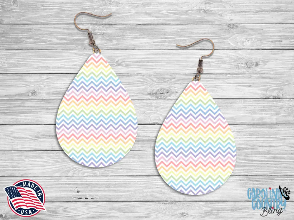 Waves of Color – Multi Earrings