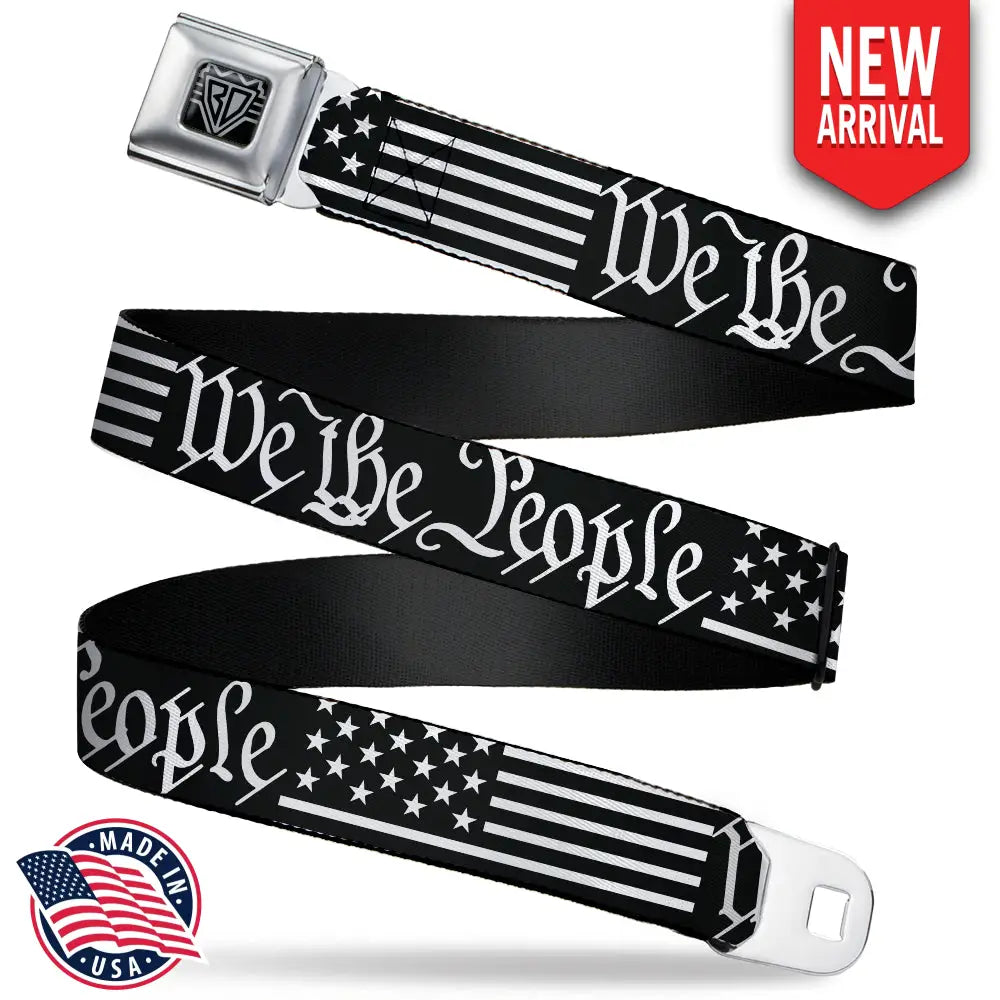 We The People - Black Seatbelt Belts
