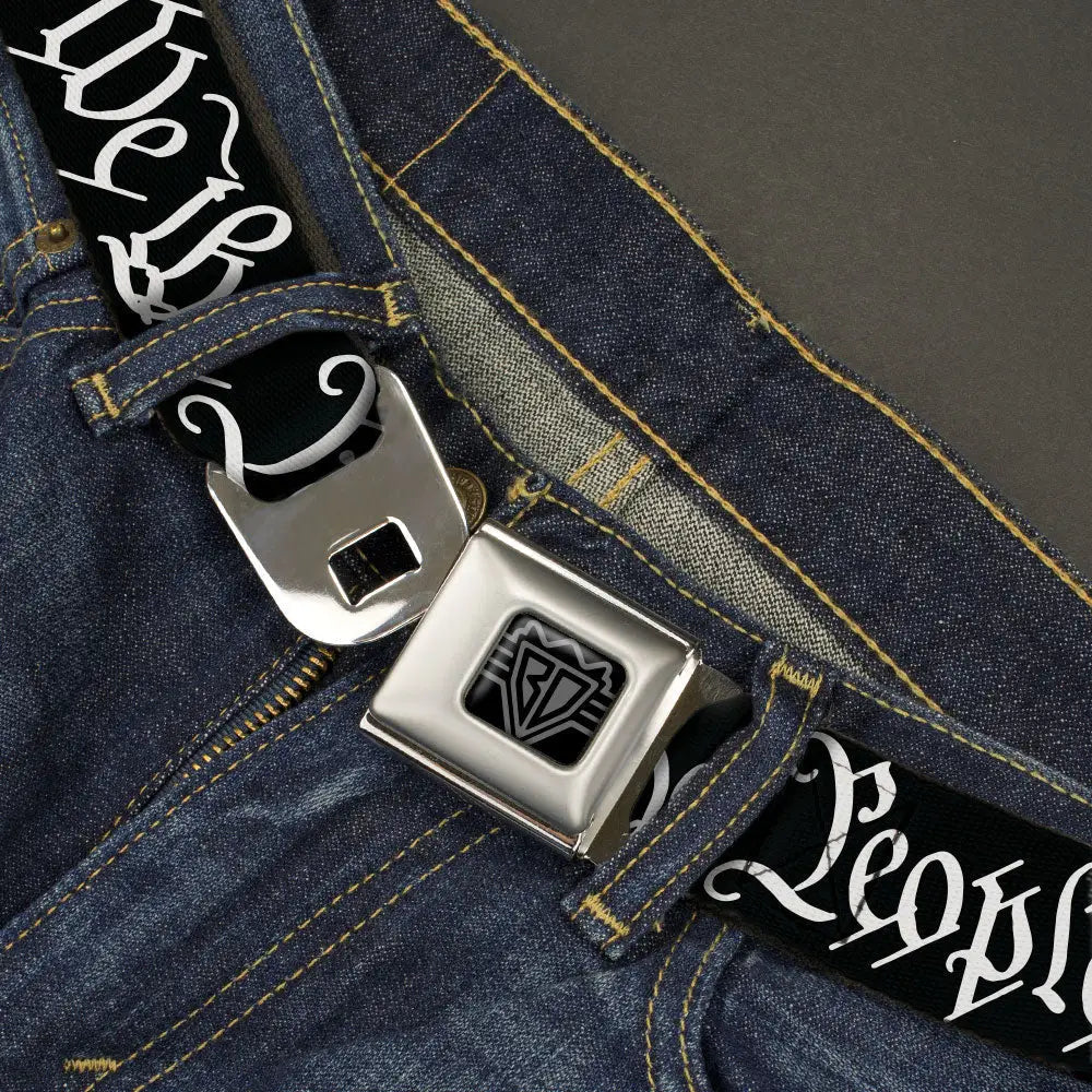 We The People - Black Seatbelt Belts